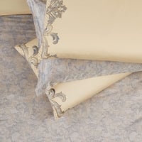 مفرش صيفي مزدوج تنسيل قطن 300 غرزة + مخدة هدية