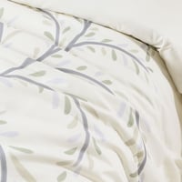 مفرش صيفي مفرد ونص 8 قطع - مارجو - سكري غامق