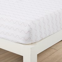 مفرش صيفي مفرد ونص 4 قطع - ليتشي - أخضر - أبيض