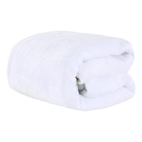 مفرش شتوي مخمل فرو مقاس كوين 6 قطع - فيرون - رمادي