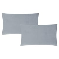 مفرش شتوي مزدوج مخمل فرو 6 قطع - اورنيلا - رصاصي