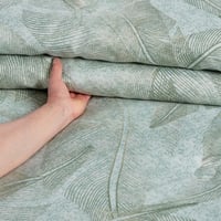 مفرش صيفي مفرد ونص 4 قطع - ليتون - اخضر - كركمي