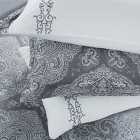 مفرش صيفي فاخر كوين جاكار مطرز 8 قطع – أورليا Aure...