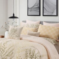 مفرش صيفي مزدوج 10 قطع - ريفيرا - كريمي غامق