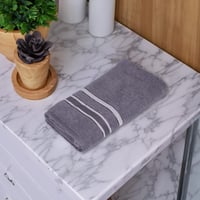 منشفة قطن روسالين مقاس كبير 90*150 - رمادي