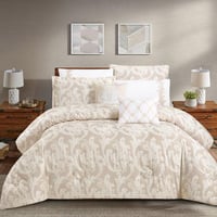 مفرش قطن عالي النعومة مزدوج 300 غرزه 8 قطع - ايليو...