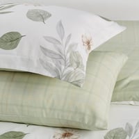 مفرش صيفي مفرد ونص 4 قطع - ليتون - سكري - أخضر