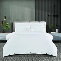 مفرش فندقي قطن عالي النعومة مزدوج 300 غرزه - 8 قطع...