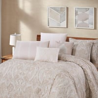 مفرش قطن عالي النعومة مزدوج 300 غرزه 8 قطع - ايليو...