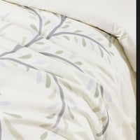 مفرش صيفي مقاس كوين 12 قطعة - كلاريس - سكري غامق