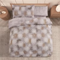 مفرش صيفي مفرد ونص 4 قطع - تيانا - رصاصي - رصاصي