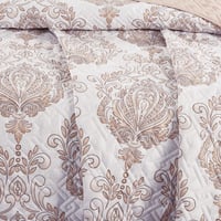 مفرش صيفي مزدوج حشوة مضغوطه 6 قطع - لونيا- اوف واي...