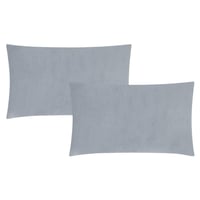 مفرش شتوي مزدوج مخمل فرو 6 قطع -نيكولينا - رمادي