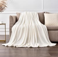 بطانية مخمل محفور اكاسيا 200 × 230 - سكري