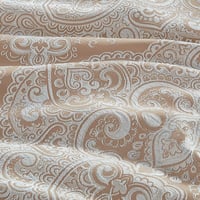 مفرش صيفي فاخر كوين جاكار مطرز 8 قطع – أورليا Aure...