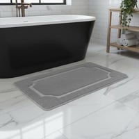 سجادة حمام مقاس 50*80 - فيرونيا - رصاصي