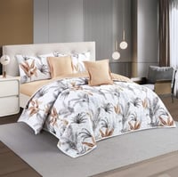 مفرش صيفي مزدوج مضغوط 6 فطع - حشوة خفيفة - ستيلارا...