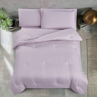 مفرش صيفي مفرد ونص 4 قطع - ليتون -بنفسجي فاتح