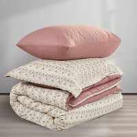 مفرش قطن صيفي مفرد ونص 4 قطع - فاليريا - سكري - لح...