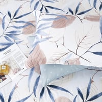 مفرش صيفي مزدوج 6 قطع - ايفانو - كريمي - فيروزي