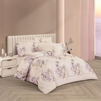 مفرش صيفي مزدوج 7 قطع - اوركا - كريمي فاتح - كريمي...