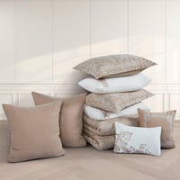 مفرش صيفي فاخر مفرد ونص جاكار مطرز 6 قطع – أمارثا...