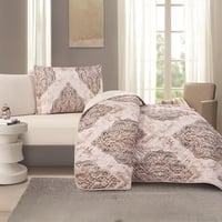 مفرش صيفي مفرد ونص حشوة مضغوطه 4 قطع - افروديت - ك...