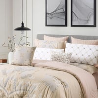 مفرش صيفي مزدوج 10 قطع - ريفيرا - بيج غامق