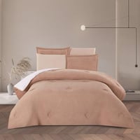 مفرش شتوي مزدوج مخمل فرو محفور 6 قطع - اورنيلا - ب...