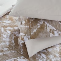 مفرش صيفي مزدوج وجهين ٧ قطع - اوركا - بيج غامق - ب...