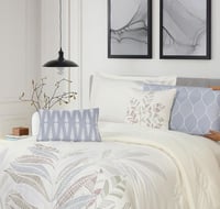 مفرش صيفي مفرد ونص 8 قطع - مارجو -سكري غامق