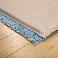 سجادة صلاة ميميوري فوم -فجر - أزرق - كريمي