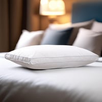 عرض 2 مخدة قطن بديل الريش الفندقية - سيسليا