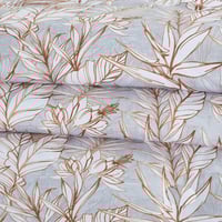 مفرش صيفي مزدوج وجهين ٧ قطع - اوركا -رمادي