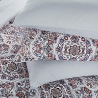 مفرش صيفي مزدوج وجهين ٧ قطع - اوركا - ابيض عاجي -...