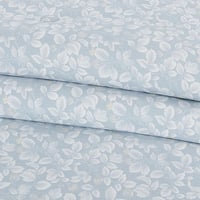 مفرش قطن صيفي مزدوج 8 قطع - زافيرا - ازرق ضبابي -...