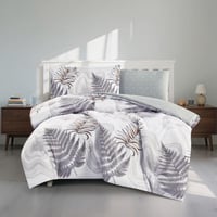 مفرش صيفي مفرد ونص 4 قطع - اديلين - اوف وايت -زيتي