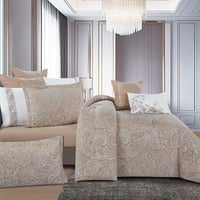 مفرش صيفي فاخر مزدوج جاكار مطرز 12 قطعة – لوتشيني...