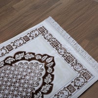 سجادة صلاة تركي اكريليك – سما - بني غامق - سكري