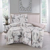 مفرش صيفي مفرد ونص 4 قطع - ليتون - كريمي - رمادي ف...