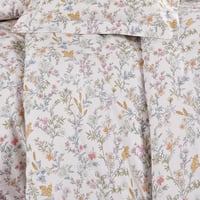 مفرش قطن صيفي مقاس كوين 8 قطع - نوفارين - رصاصي فا...