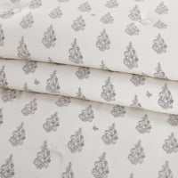 مفرش قطن صيفي مفرد ونص ٤ قطع - نولين - كريمي - رما...