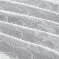 مفرش صيفي مزدوج جاكار 6 قطع - فريدا - رصاصي