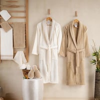 طقم روب حمام قطن تركي 11 قطعة - نوتريكس - سكري - ب...