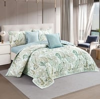 مفرش صيفي مفرد ونص مضغوط 4 قطع - حشوة خفيفة -لوريا...