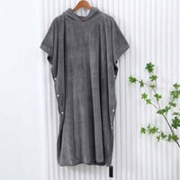 روب استحمام أطفال بقبعة وأزرار لعمر 9\11 سنة- لولي...