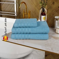 منشفة قطن اسبانية مقاس وسط - السماوي الفاتح