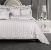 مفرش قطن الغيمة الفندقي مزدوج 9 قطع - ألفيرا - بيج...