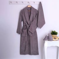 طقم روب 4 قطع - بيرلا - رمادي