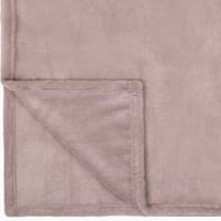 بطانية مخمل مزدوج - بيج غامق